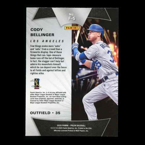 Cody Bellinger 2020 Prizm Fireworks Dodgers