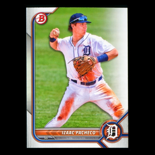 Izaac Pacheco 2022 Bowman Prospects Tigers