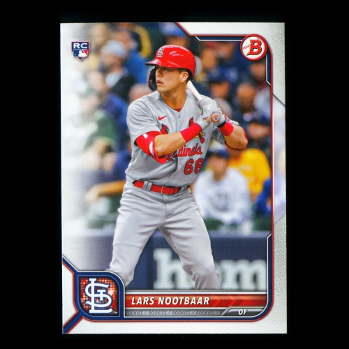 Lars Nootbaar RC 2022 Bowman Rookie Cardinals