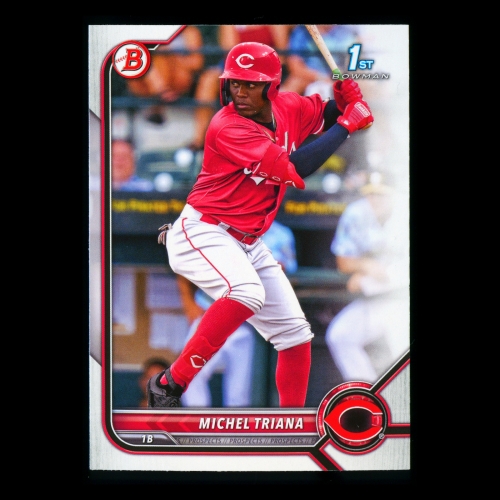 Michel Triana 2022 Bowman 1st Prospect Reds