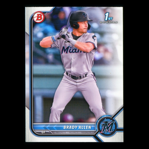Brady Allen 2022 Bowman 1st Prospect Marlins