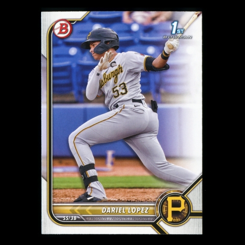 Dariel Lopez 2022 Bowman 1st Prospect Pirates