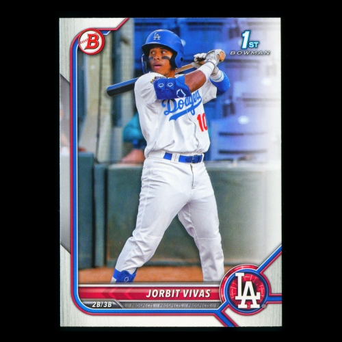 Jorbit Vivas 2022 Bowman 1st Prospect Dodgers