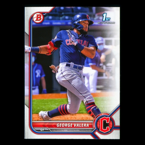 George Valera 2022 Bowman 1st Prospect Guardians