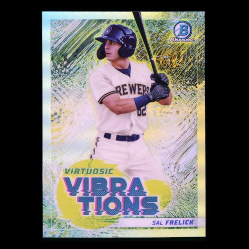 Sal Frelick 2022 Bowman Chrome Virtuosic Vibrations Brewers
