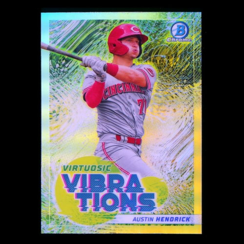 Austin Hendrick 2022 Bowman Chrome Virtuosic Vibrations Reds