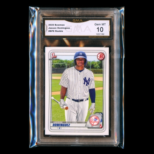 Jasson Dominguez 2020 Bowman Prospects 1st Bowman Yankees Gem MT 10
