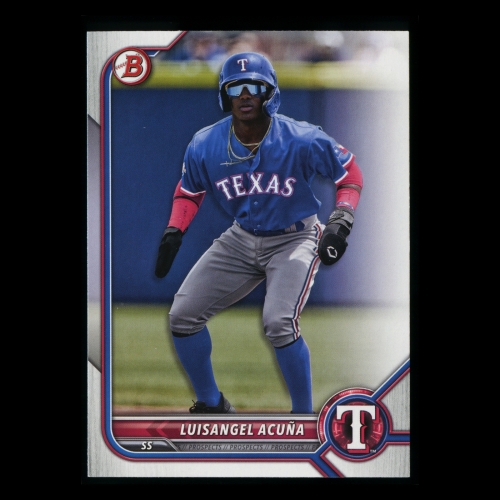 Luisangel Acuna 2022 Bowman Prospects Rangers