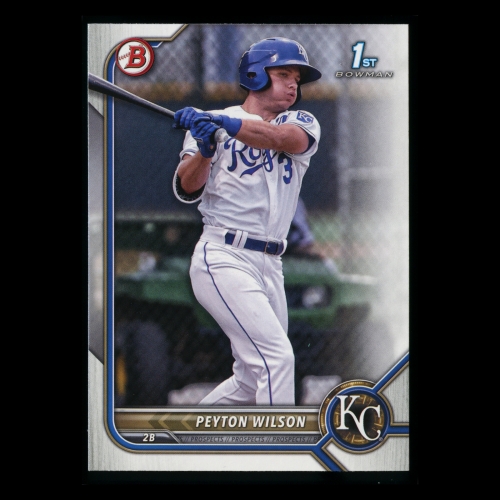 Peyton Wilson 2022 Bowman Prospects 1st Bowman Royals