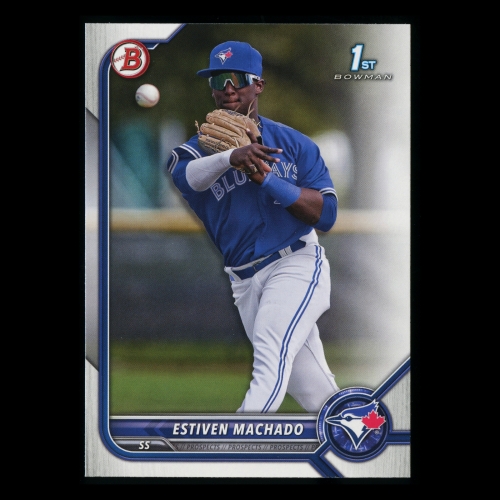 Estiven Machado 2022 Bowman Prospects 1st Bowman Blue Jays