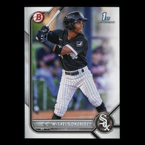 Misael Gonzalez 2022 Bowman Prospects 1st Bowman White Sox