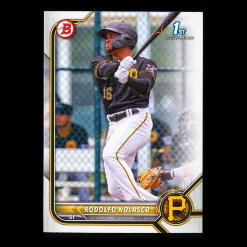 Rodolfo Nolasco 2022 Bowman Prospects 1st Bowman Pirates