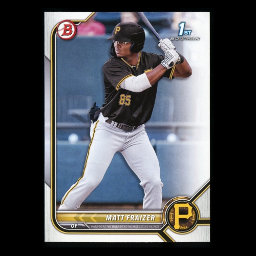 Matt Fraizer 2022 Bowman Prospects 1st Bowman Pirates