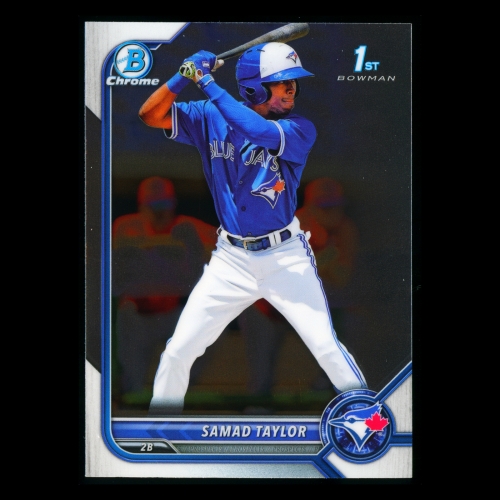 Samad Taylor 2022 Bowman Chrome Prospects 1st Bowman Blue Jays