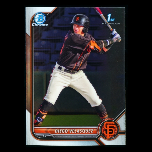 Diego Velasquez 2022 Bowman Chrome Prospects 1st Bowman Giants