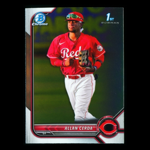 Allan Cerda 2022 Bowman Chrome Prospects 1st Bowman Reds