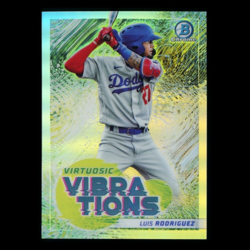 Luis Rodriguez 2022 Bowman Chrome Virtuosic Vibrations Dodgers