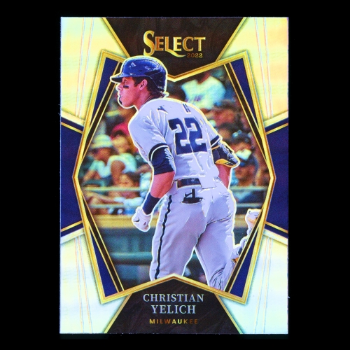 Christian Yelich 2022 Select Holo Brewers