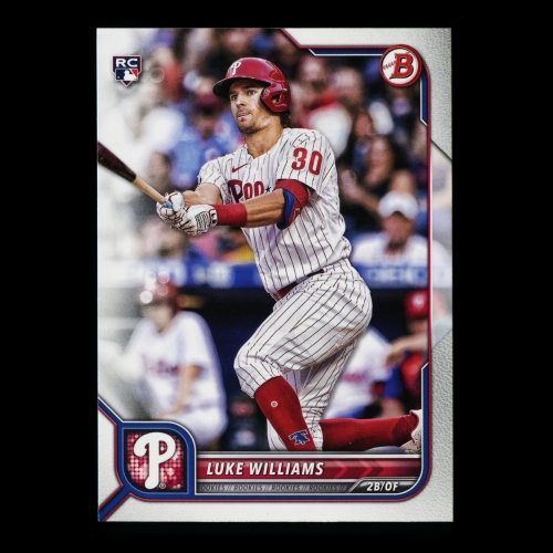 Luke Williams RC 2022 Bowman Rookie Phillies