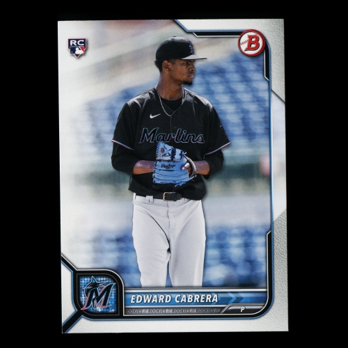 Edward Cabrera RC 2022 Bowman Rookie Marlins