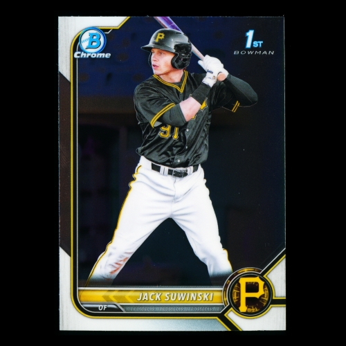 Jack Suwinski 2022 Bowman Chrome 1st Bowman Prospects Pirates