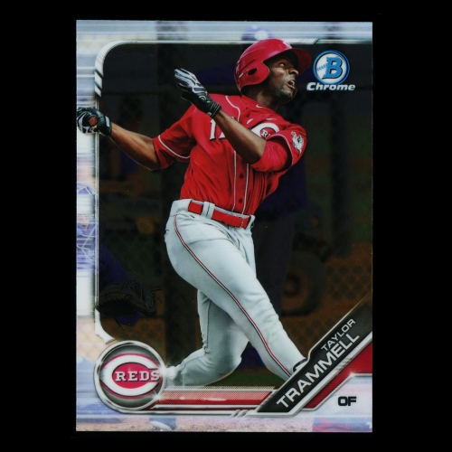 Taylor Trammell 2019 Bowman Chrome Prospects Reds
