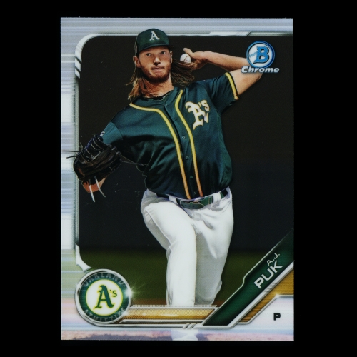 A.J. Puk 2019 Bowman Chrome Prospects Athletics