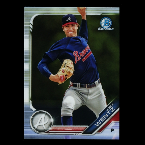 Joey Wentz 2019 Bowman Chrome Prospects Braves