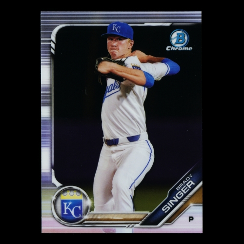 Brady Singer 2019 Bowman Chrome Prospects Royals
