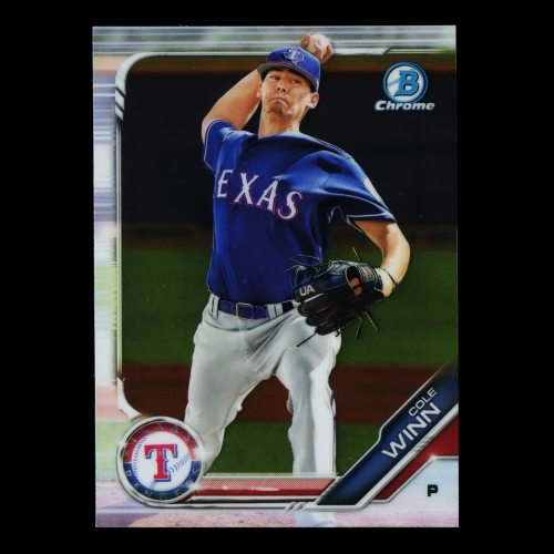 Cole Winn 2019 Bowman Chrome Prospects Rangers