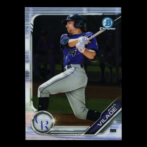 Ryan Vilade 2019 Bowman Chrome Prospects Rockies