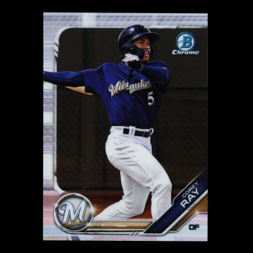 Corey Ray 2019 Bowman Chrome Prospects Brewers