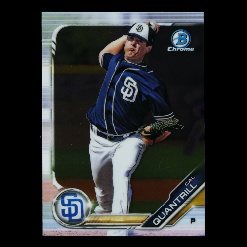 Cal Quantrill 2019 Bowman Chrome Prospects Padres
