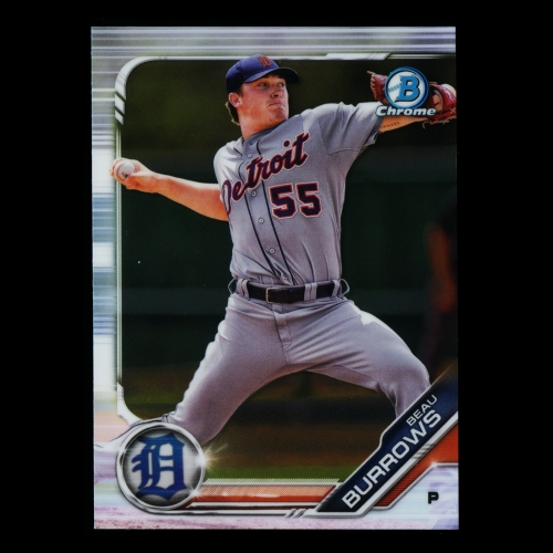 Beau Burrows 2019 Bowman Chrome Prospects Tigers