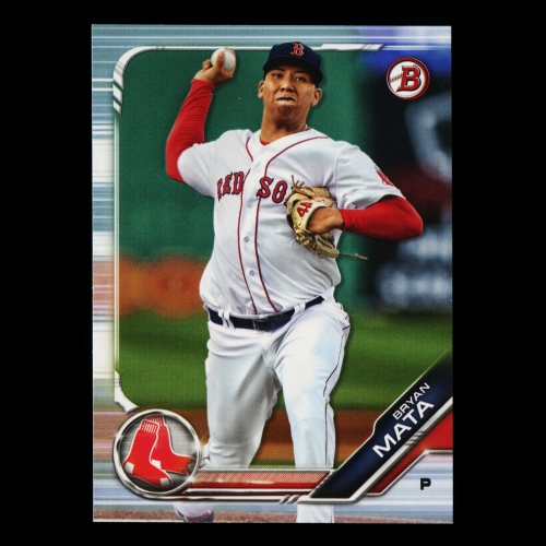 Bryan Mata 2019 Bowman Prospects Red Sox