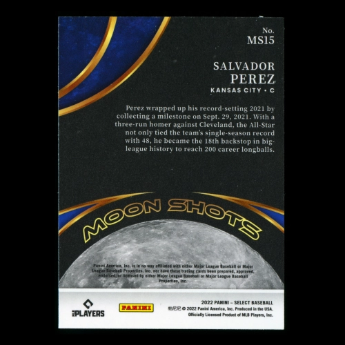 Salvador Perez 2022 Select Moon Shots Royals
