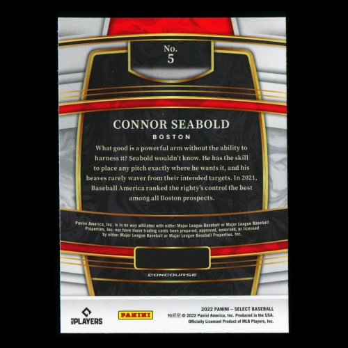 Connor Seabold RC 2022 Select Rookie Red Sox
