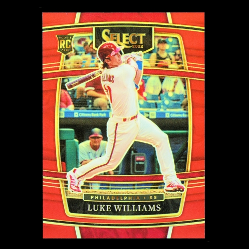  Luke Williams RC 2022 Select Rookie Red Phillies 093/199