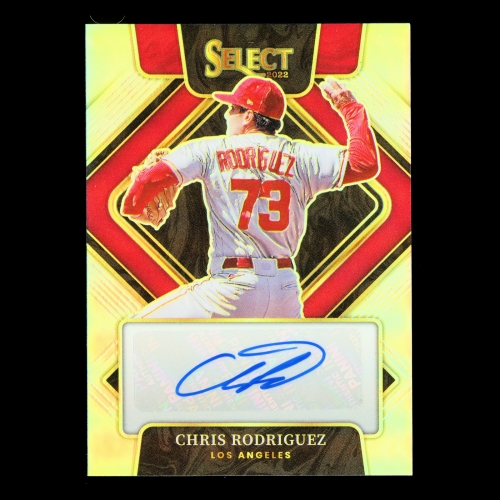 Chris Rodriguez 2022 Select Signatures Holo Angels 20/99