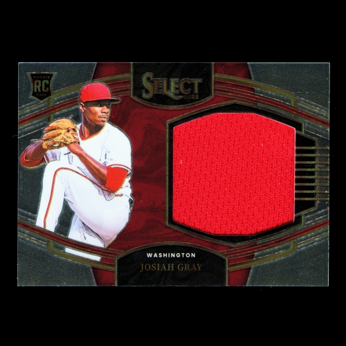 Josiah Gray RC 2022 Select Horizontal Rookie Jumbo Swatch Nationals
