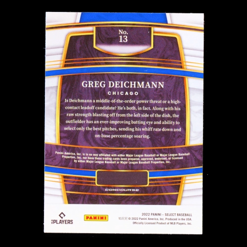 Greg Deichmann RC 2022 Select Rookie Cubs