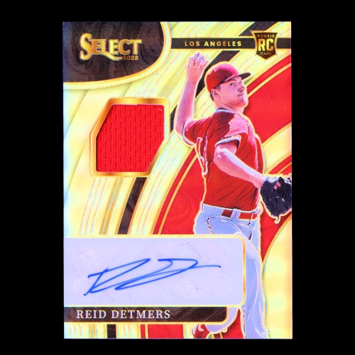 Reid Detmers RC 2022 Select Rookie Jersey Autographs Holo Angels 77/99