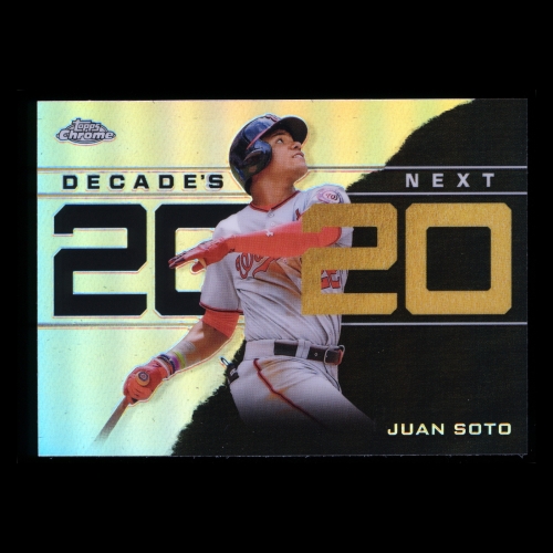 Juan Soto 2020 Topps Chrome Update Decade's Next Nationals/Padres