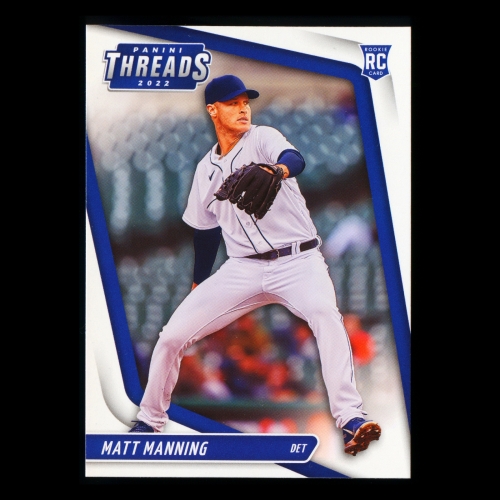 Matt Manning RC 2022 Threads Rookie Tigers