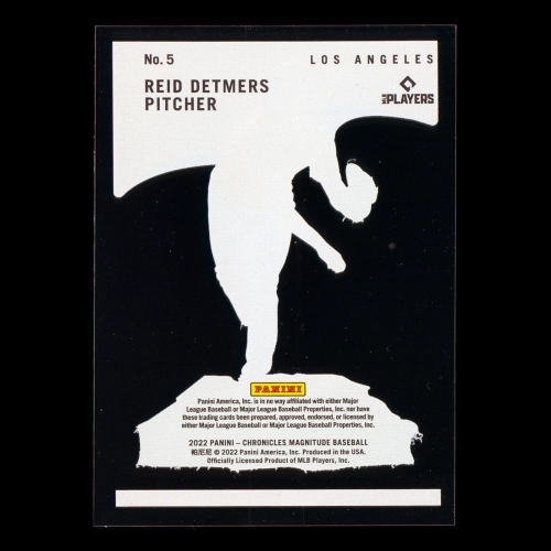 Reid Detmers RC 2022 Magnitude Rookie Angels