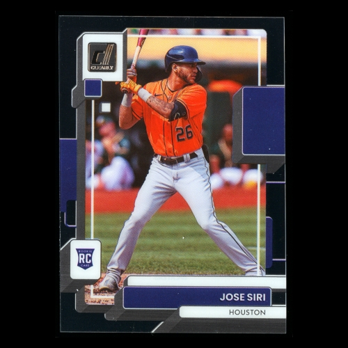 Jose Siri RC 2022 Clearly Donruss Rookie Astros