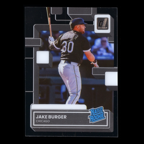 Jake Burger RR 2022 Clearly Donruss Rated Rookie White Sox