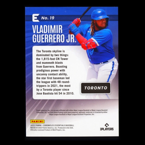 Vladimir Guerrero Jr. 2022 Essentials Blue Jays