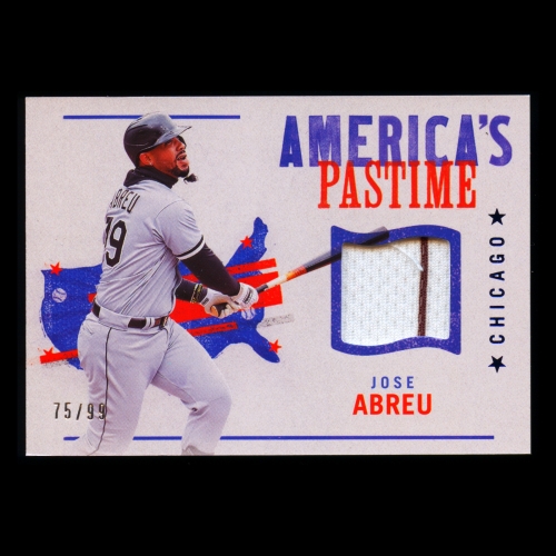 Jose Abreu 2022 America's Pastime Swatches Blue White Sox 75/99
