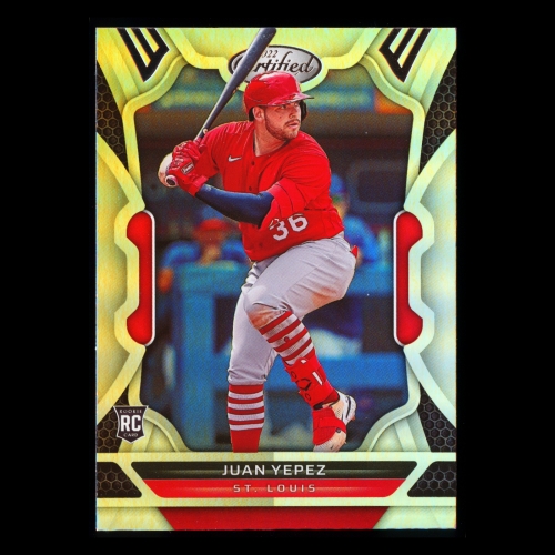 Juan Yepez RC 2022 Certified Rookie Cardinals